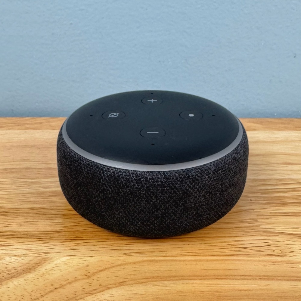 Amazon Echo Dot 3rd Gen Charcoal Smart Speaker Bluetooth D9N29T No Power Cord